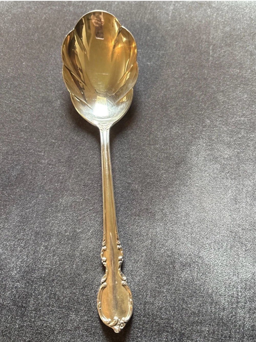 Vintage 1847 Rogers Bros. Reflection Silver-Plated Serving Spoon
